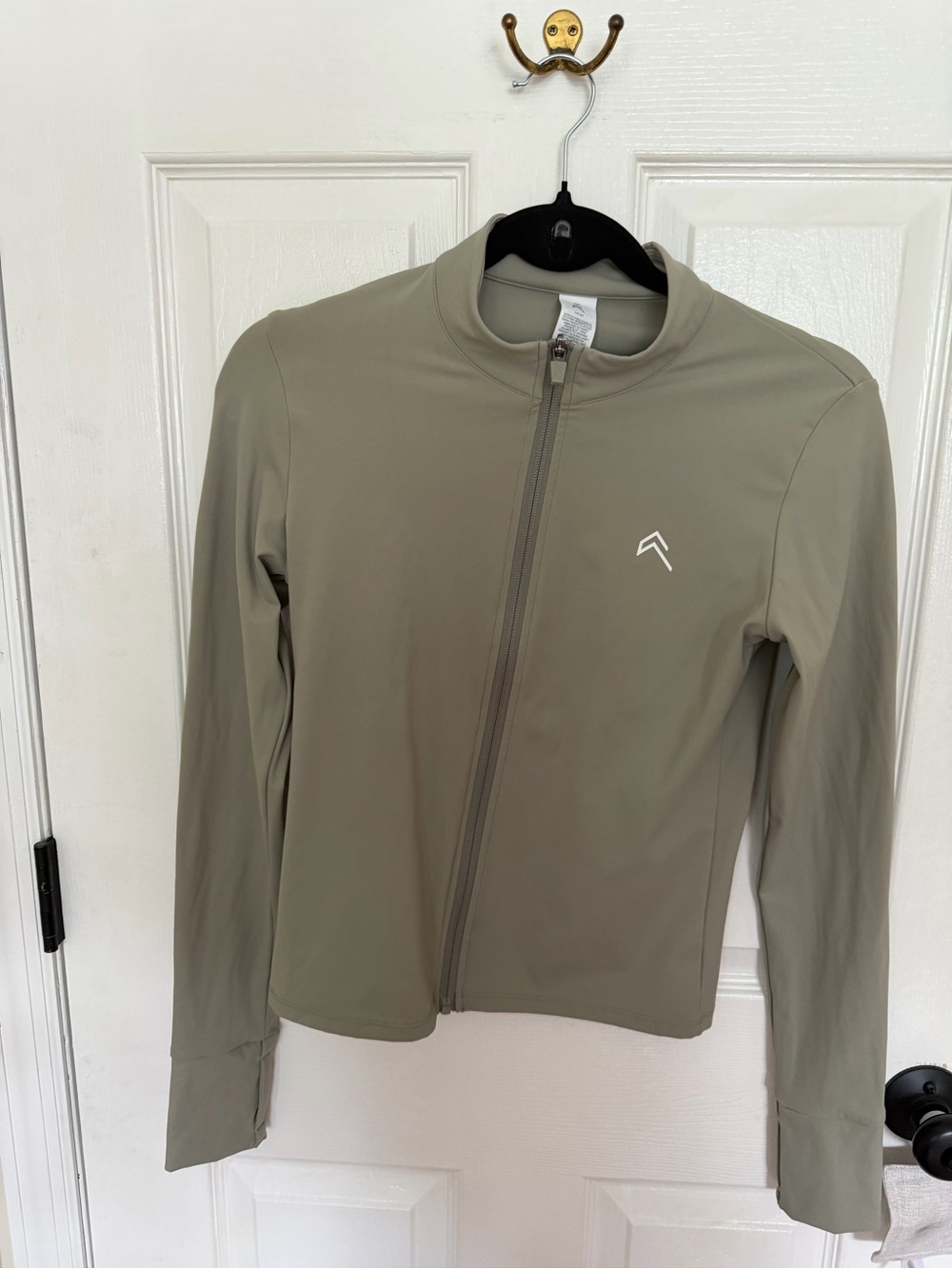 Oner Active Olive Green Lightweight Full-Zip Utility Jacket